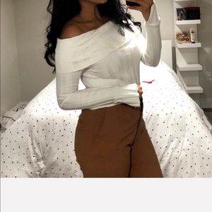 ZARA off the shoulder sweater